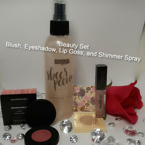 Other - Beauty Set  Blush, Eyeshadow, Lip Goss,  Shimme